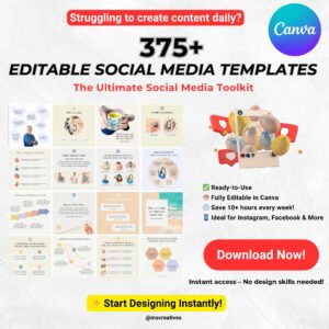 Ultimate Social Media Toolkit: 375+ Templates