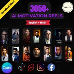 AI-Powered Motivational Reels (English & Hindi)